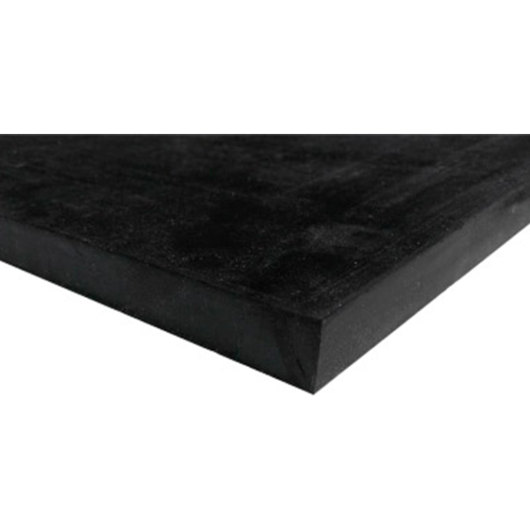 Neoprene synthetic elastomeric bearing pad for structural vibration isolation and load distribution.