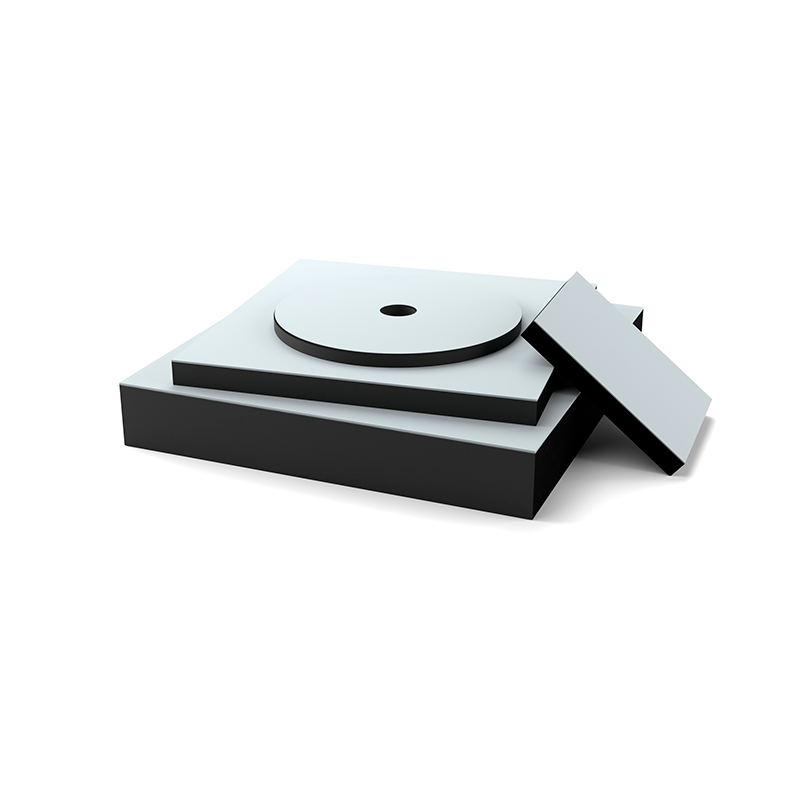 Natural rubber isolation pads for heavy machinery – eco-friendly vibration absorption with 65% noise reduction. Made from sustainable rubber, ideal for Canadian industrial applications.